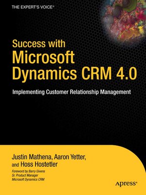 cover image of Success with Microsoft Dynamics CRM 4.0
